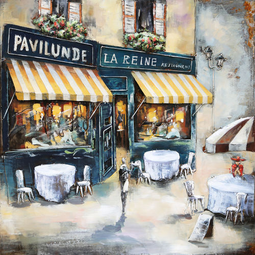 Restaurant Paris  100 x 100 cm