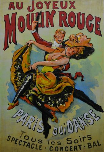 Werbeschild _ Moulin Rouge 120 x 80 cm