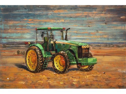 Green Tractor 120 x 80 cm