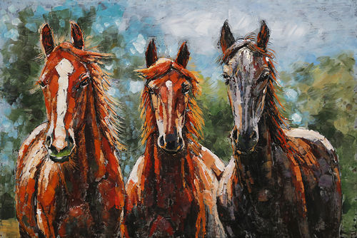 Horses 120 x 80 cm