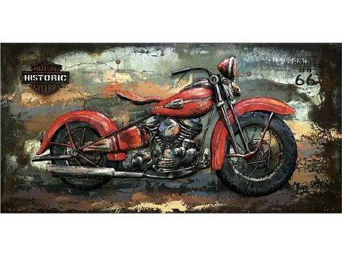 Motorcycle Route 66 140 x 70 cm